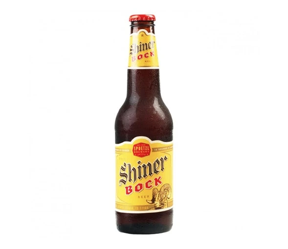 Shiner Bock beer.
