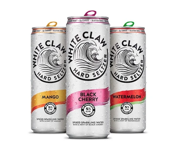 3 White Claw drinks.